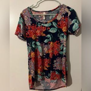 Lularoe XS Perfect Tee Floral